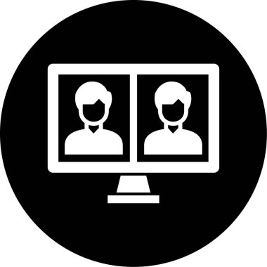 İnsan simgesinin vektör illüstrasyonu