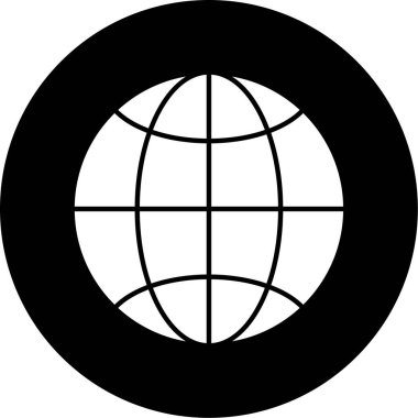 Seo ve teknoloji simgesinin vektör illüstrasyonu