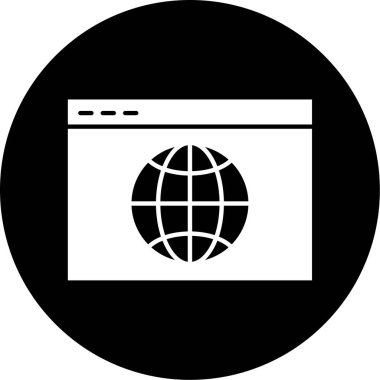 Seo simgesinin vektör illüstrasyonu