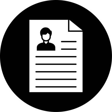 İş simgesinin vektör illüstrasyonu