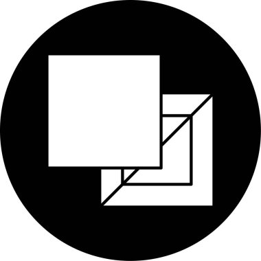 Bir dizin simgesinin vektör illüstrasyonu