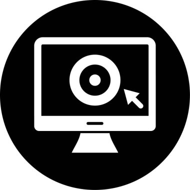 seo modern simgesinin vektör illüstrasyonu