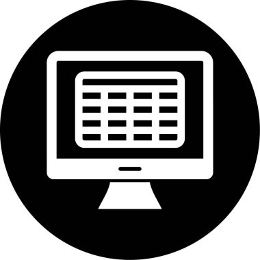 seo modern simgesinin vektör illüstrasyonu