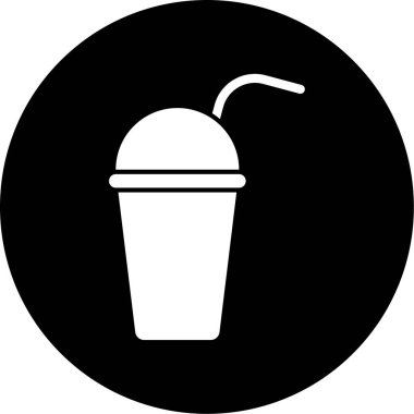 Gazoz. Web simgesi basit illüstrasyon