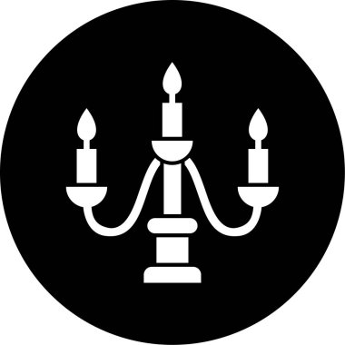 Mumlar. Web simgesi vektör illüstrasyonu