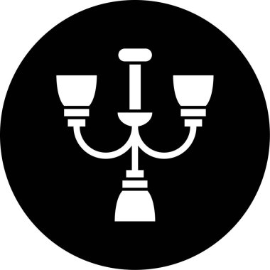 Avize simgesinin vektör çizimi