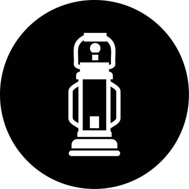 Tek bir fener simgesinin vektör çizimi