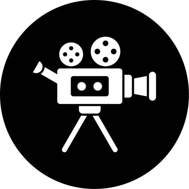 kamera web simgesi basit illüstrasyon