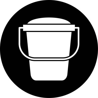 bucket web icon simple illustration
