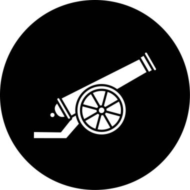 silah vektör simgesi modern basit arkaplan 