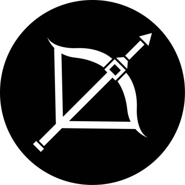 Ok simgesi, vektör illüstrasyonu