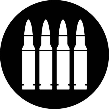 Askeri tüfek ikonunun çizimi