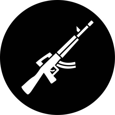 Bir silah simgesinin vektör illüstrasyonu