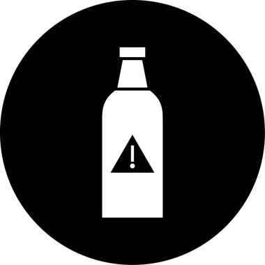 Bir şişenin vektör simgesi