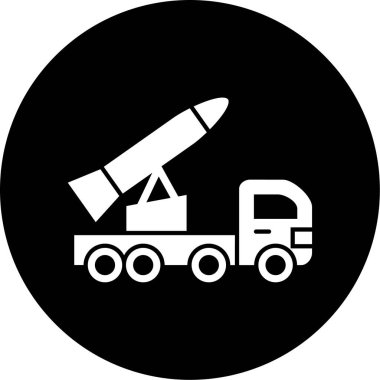 Bir roket simgesinin vektör çizimi