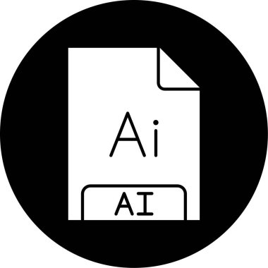 dosya biçimi simgesi, vektör illüstrasyonu