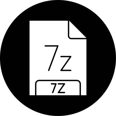 dosya biçimi simgesi, vektör illüstrasyonu