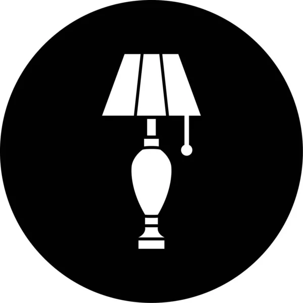 Vektorová Ilustrace Moderní Ikony Lampy — Stockový vektor
