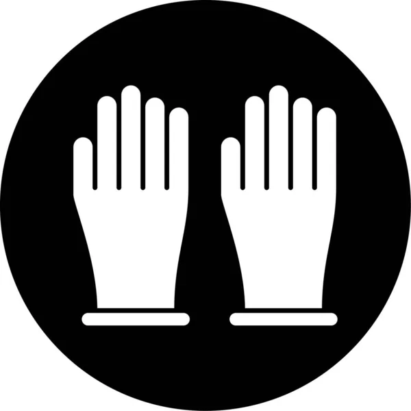 Ilustracja Wektorowa Ikony Rękawiczki — Wektor stockowy