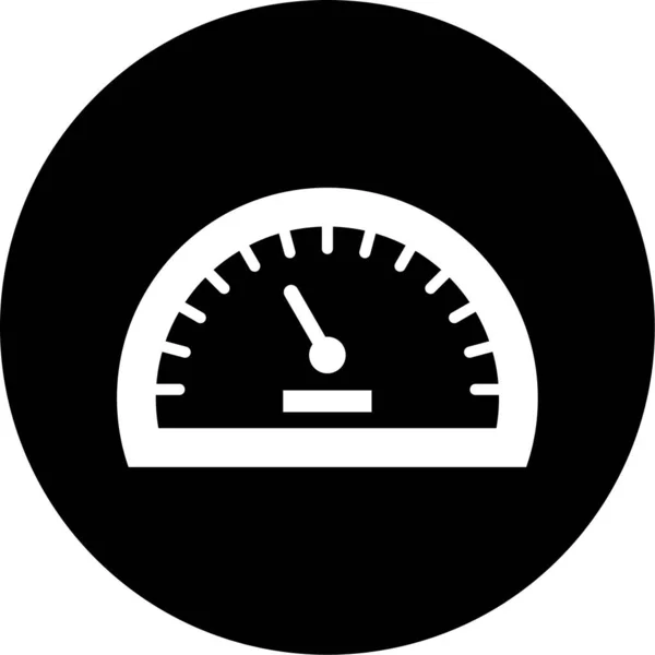 Vector Illustration Speedometer Icon — Stock Vector