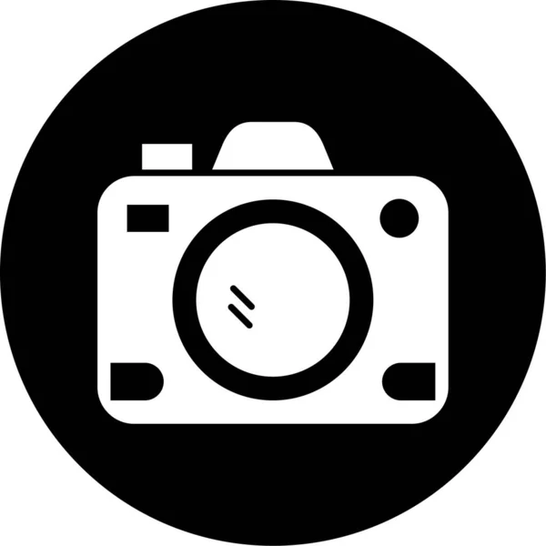 カメラアイコンのベクトル図 — ストックベクタ