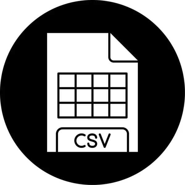 Illustrazione Dell Icona Del File Vettoriale — Vettoriale Stock