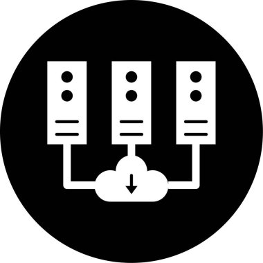 Ağ simgesinin vektör illüstrasyonu