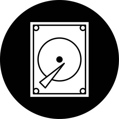 Tek bir simgenin vektör illüstrasyonu