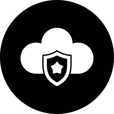 bulut simgesi, vektör illüstrasyonu