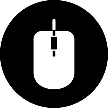 Bilgisayar faresi. Web simgesi basit illüstrasyon