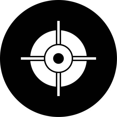 hedef simge vektör illüstrasyonu