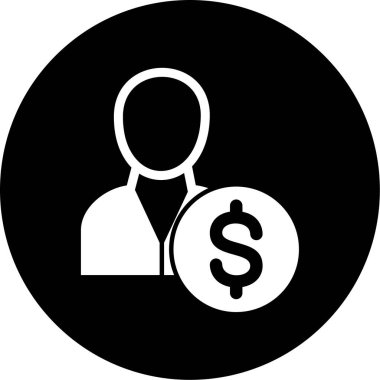 İş simgesinin vektör illüstrasyonu