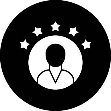 kullanıcı. Web simgesi basit illüstrasyon