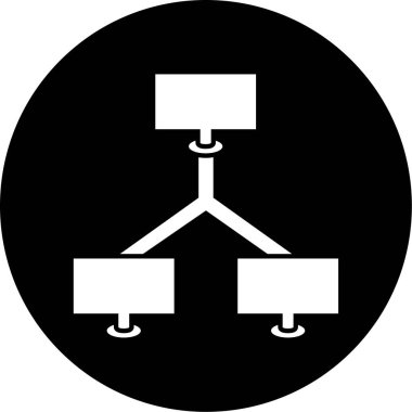 Seo simgesinin vektör illüstrasyonu