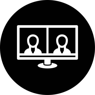 İnsan simgesinin vektör illüstrasyonu