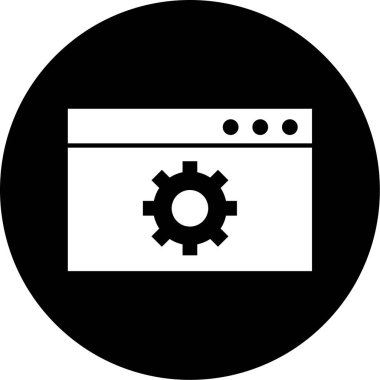 seo modern simgesinin vektör illüstrasyonu