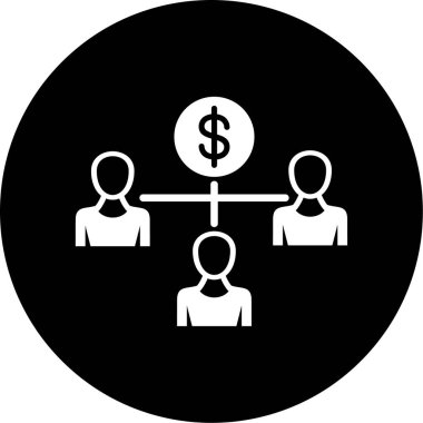 İş iletişiminin vektör illüstrasyonu