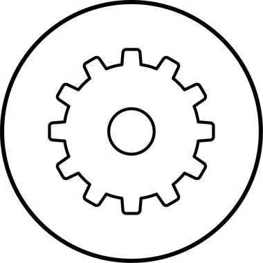 Teçhizat Web simgesi basit illüstrasyon