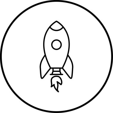 Başlangıç. Web simgesi vektör illüstrasyonu