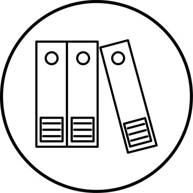 Dosya belgesinin vektör illüstrasyonu