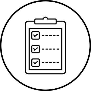 Pano simgesinin vektör illüstrasyonu