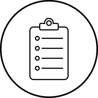 Pano simgesinin vektör illüstrasyonu