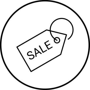 vektör satış simgesi resimlemesi