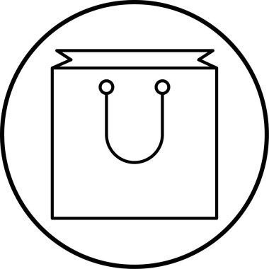 Alışveriş çantası. Basit tasarım