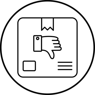 Bir alışveriş simgesinin vektör çizimi