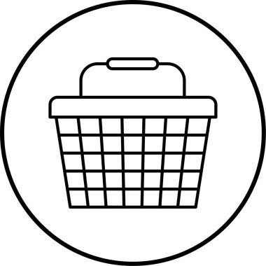 Sepet Simgesi vektör illüstrasyonu
