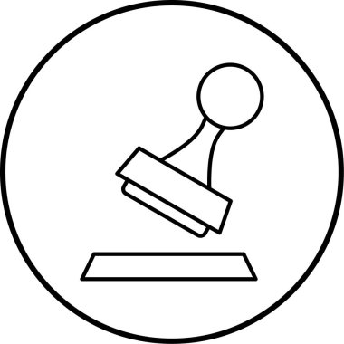 Pul simgesinin vektör illüstrasyonu