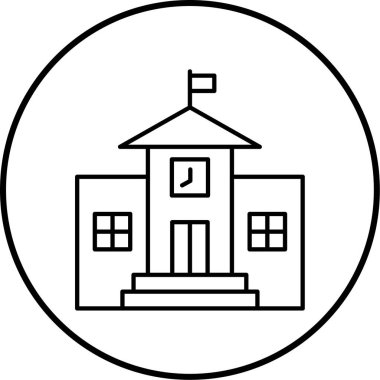 Eğitim oluşturma ikonunun vektör illüstrasyonu