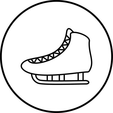 Paten kayın. Basit resimleme