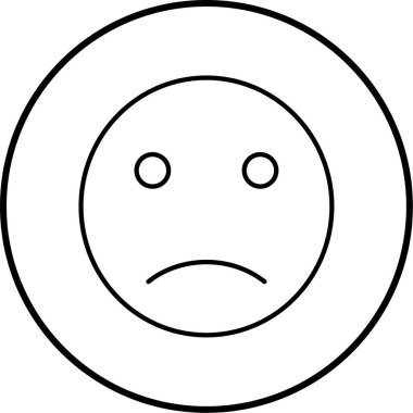 emoji. Web simgesi basit illüstrasyon